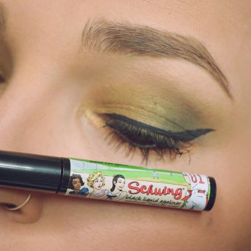 3 FOR $20! 📦 🆕 theBalm Schwing Black Felt Tip Liquid Eyeliner - Picture 4 of 9